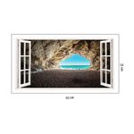 Casa si Gradina - Decoratiuni - Stickere decorative - Sticker decorativ, Fereastra 3D Ocean, 85 cm, 167STK - Infinity.ro