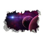 Casa si Gradina - Decoratiuni - Stickere decorative - Sticker decorativ, gaura in perete 3D,  Planeta, 85 cm, 1035STK - Infinity.ro