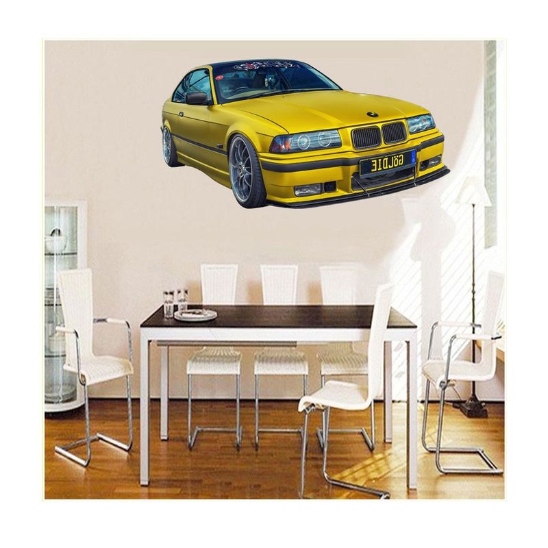 Casa si Gradina - Decoratiuni - Stickere decorative - Sticker decorativ masina,  3D, 80 cm, 1010STK-3 - Infinity.ro