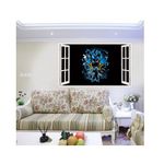 Casa si Gradina - Decoratiuni - Stickere decorative - Sticker decorativ, fereastra 3D,  Dragon Ball, 85 cm, 1027STK - Infinity.ro