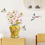 Casa si Gradina - Decoratiuni - Stickere decorative - Sticker decorativ, Vaza cu flori, 74 cm, 813STK - Infinity.ro