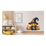 Casa si Gradina - Decoratiuni - Stickere decorative - Sticker decorativ, Halloween, Waterproof, Negru, 60 cm, 1306STK-15 - Infinity.ro