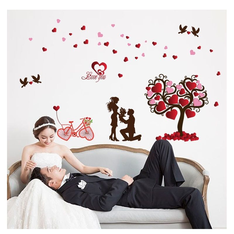 Casa si Gradina - Decoratiuni - Stickere decorative - Sticker decorativ, Love You, 153 cm, 798STK - Infinity.ro