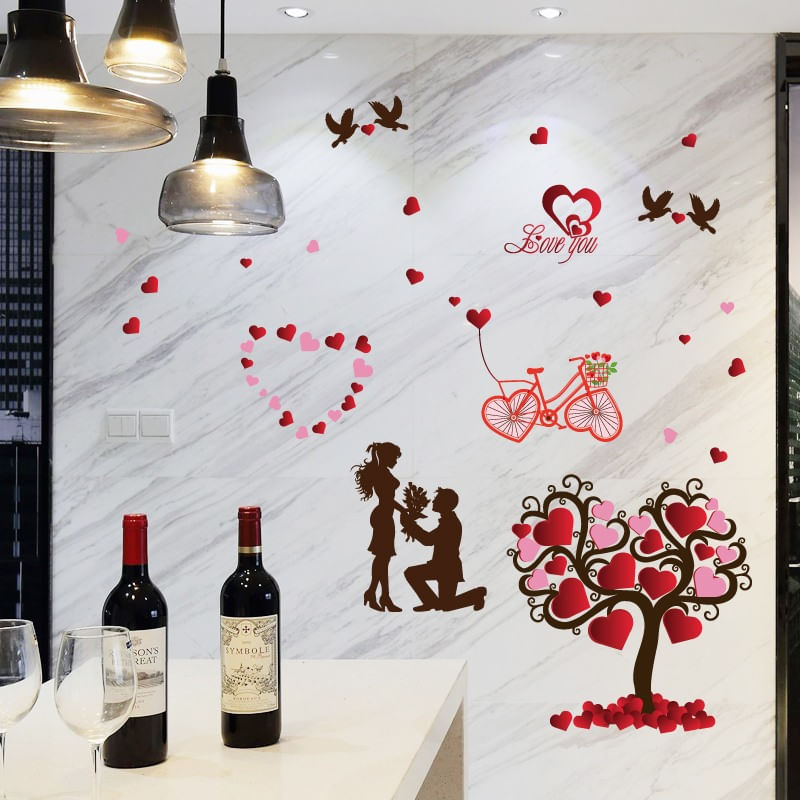 Casa si Gradina - Decoratiuni - Stickere decorative - Sticker decorativ, Love You, 153 cm, 798STK - Infinity.ro