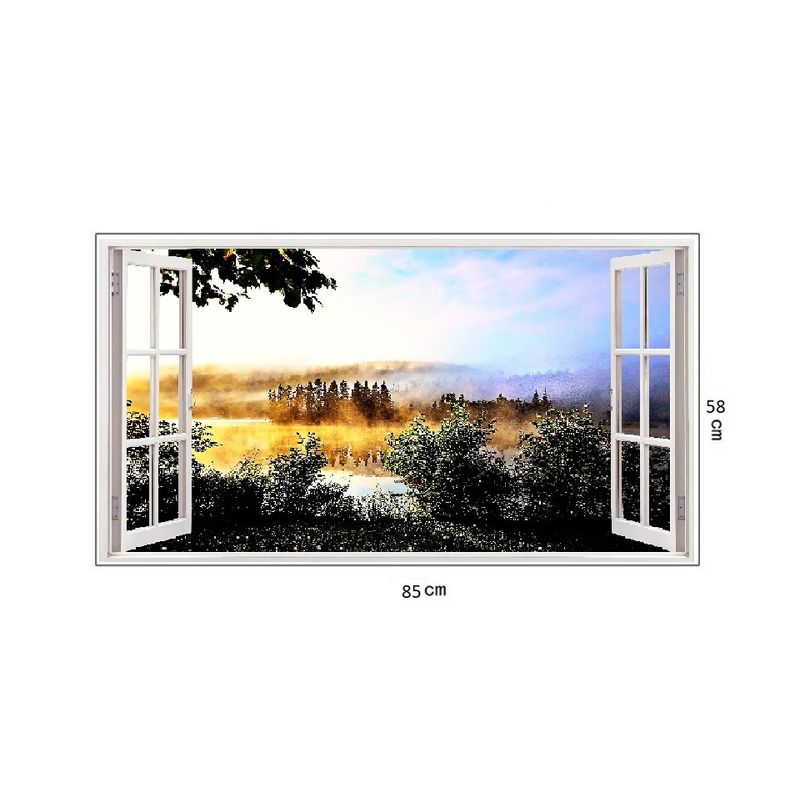Casa si Gradina - Decoratiuni - Stickere decorative - Sticker decorativ, Lac 3D, 85 cm, 161STK - Infinity.ro