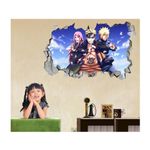 Casa si Gradina - Decoratiuni - Stickere decorative - Sticker decorativ, gaura in perete 3D,  Naruto, 85 cm, 1054TK-2 - Infinity.ro