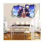 Casa si Gradina - Decoratiuni - Stickere decorative - Sticker decorativ, gaura in perete 3D,  Naruto, 85 cm, 1054TK-2 - Infinity.ro