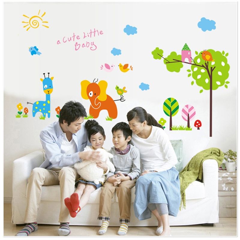 Casa si Gradina - Decoratiuni - Stickere decorative - Sticker decorativ, Animale, 145 cm, 738STK - Infinity.ro