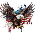 Casa si Gradina - Decoratiuni - Stickere decorative - Sticker decorativ, Vultur American, Multicolor, 67 cm, 1270STK-2 - Infinity.ro