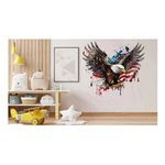 Casa si Gradina - Decoratiuni - Stickere decorative - Sticker decorativ, Vultur American, Multicolor, 67 cm, 1270STK-2 - Infinity.ro