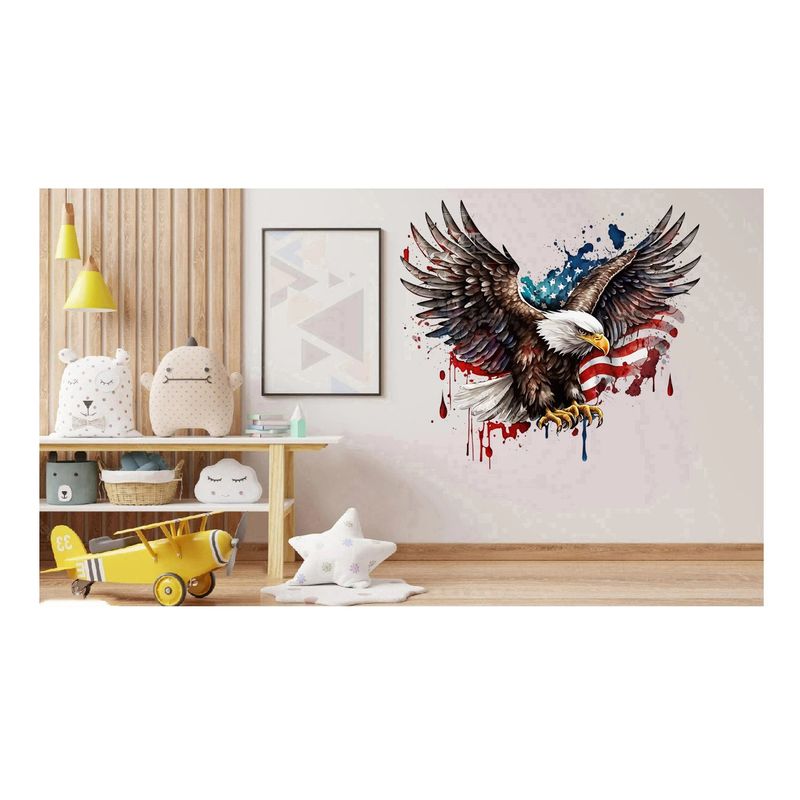 Casa si Gradina - Decoratiuni - Stickere decorative - Sticker decorativ, Vultur American, Multicolor, 67 cm, 1270STK-2 - Infinity.ro