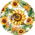 Casa si Gradina - Decoratiuni - Stickere decorative - Sticker decorativ, Albina, Galben, 60 cm, 1275STK-1 - Infinity.ro