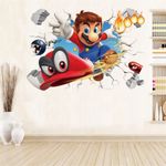 Casa si Gradina - Decoratiuni - Stickere decorative - Sticker decorativ cu Mario, 70 cm, 1105STK - Infinity.ro