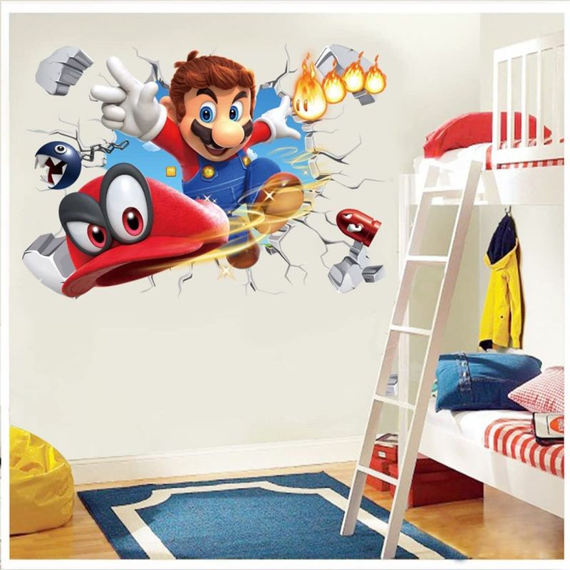 Casa si Gradina - Decoratiuni - Stickere decorative - Sticker decorativ cu Mario, 70 cm, 1105STK - Infinity.ro