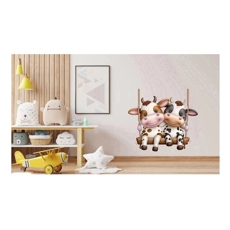 Casa si Gradina - Decoratiuni - Stickere decorative - Sticker decorativ, Vacute, Maro, 63 cm, 1267STK-1 - Infinity.ro