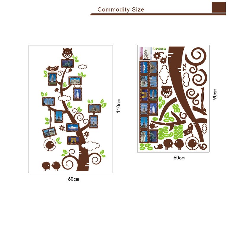 Casa si Gradina - Decoratiuni - Stickere decorative - Sticker decorativ, pom cu 11 rame foto 110 cm, 114STK - Infinity.ro