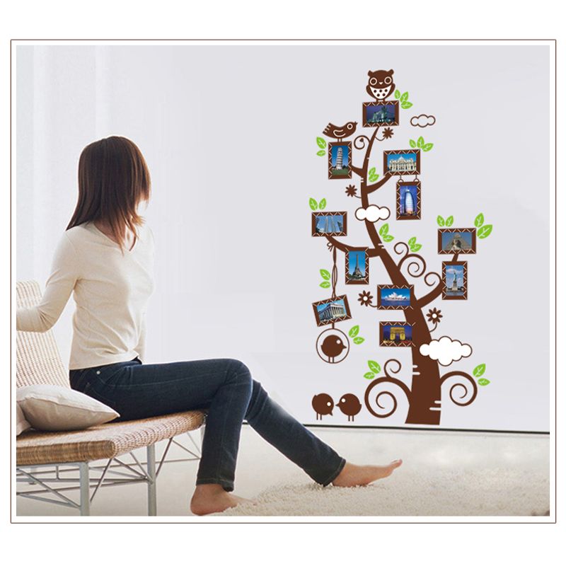 Casa si Gradina - Decoratiuni - Stickere decorative - Sticker decorativ, pom cu 11 rame foto 110 cm, 114STK - Infinity.ro
