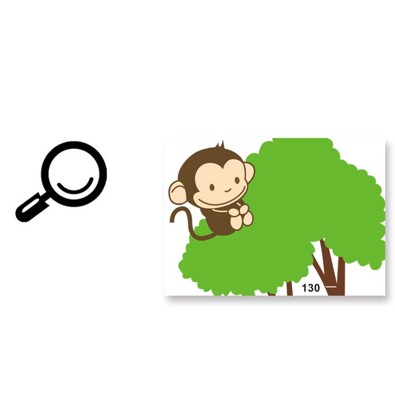 Casa si Gradina - Decoratiuni - Stickere decorative - Sticker decorativ, masuratoare cu animalute  150 cm, 112STK - Infinity.ro