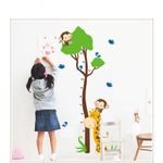 Casa si Gradina - Decoratiuni - Stickere decorative - Sticker decorativ, masuratoare cu animalute  150 cm, 112STK - Infinity.ro