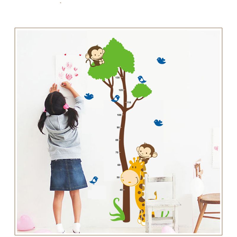 Casa si Gradina - Decoratiuni - Stickere decorative - Sticker decorativ, masuratoare cu animalute  150 cm, 112STK - Infinity.ro