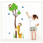 Casa si Gradina - Decoratiuni - Stickere decorative - Sticker decorativ, masuratoare cu animalute  150 cm, 112STK - Infinity.ro