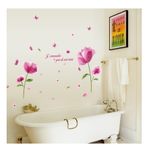 Casa si Gradina - Decoratiuni - Stickere decorative - Sticker decorativ, Flori mov, 176 cm, 733STK - Infinity.ro