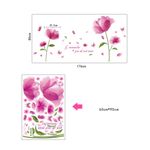 Casa si Gradina - Decoratiuni - Stickere decorative - Sticker decorativ, Flori mov, 176 cm, 733STK - Infinity.ro
