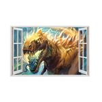 Casa si Gradina - Decoratiuni - Stickere decorative - Sticker decorativ cu Dinozauri, 85 cm, 4202ST - Infinity.ro