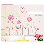 Casa si Gradina - Decoratiuni - Stickere decorative - Sticker decorativ, Flori roz, 130 cm, 702STK - Infinity.ro