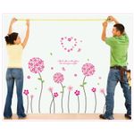 Casa si Gradina - Decoratiuni - Stickere decorative - Sticker decorativ, Flori roz, 130 cm, 702STK - Infinity.ro