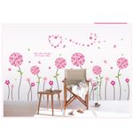Casa si Gradina - Decoratiuni - Stickere decorative - Sticker decorativ, Flori roz, 130 cm, 702STK - Infinity.ro