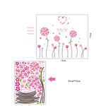 Casa si Gradina - Decoratiuni - Stickere decorative - Sticker decorativ, Flori roz, 130 cm, 702STK - Infinity.ro