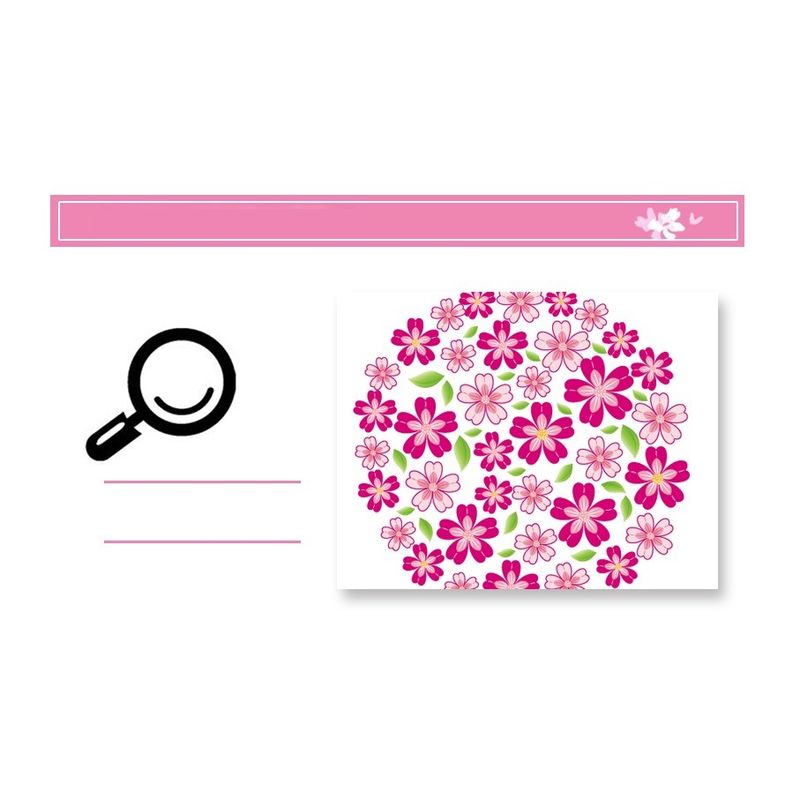 Casa si Gradina - Decoratiuni - Stickere decorative - Sticker decorativ, Flori roz, 130 cm, 702STK - Infinity.ro