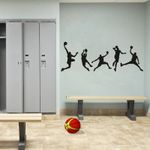 Casa si Gradina - Decoratiuni - Stickere decorative - Sticker decorativ, Baschetbalisti, 126 cm, 811STK - Infinity.ro