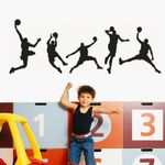 Casa si Gradina - Decoratiuni - Stickere decorative - Sticker decorativ, Baschetbalisti, 126 cm, 811STK - Infinity.ro
