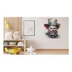 Casa si Gradina - Decoratiuni - Stickere decorative - Sticker decorativ, Horror, Waterproof, Gri, 60 cm, 1306STK-3 - Infinity.ro