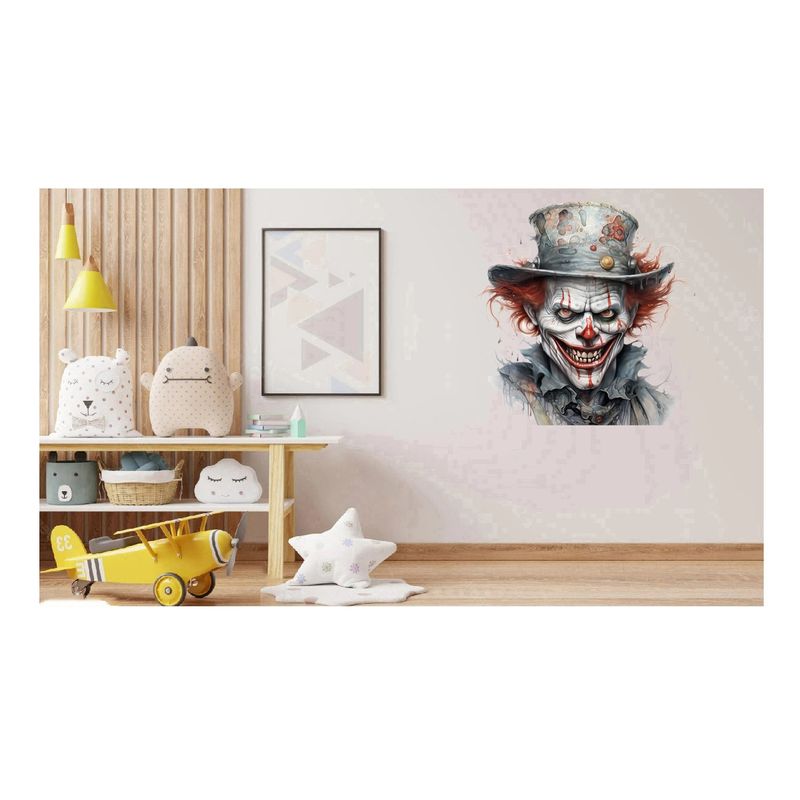 Casa si Gradina - Decoratiuni - Stickere decorative - Sticker decorativ, Horror, Waterproof, Gri, 60 cm, 1306STK-3 - Infinity.ro