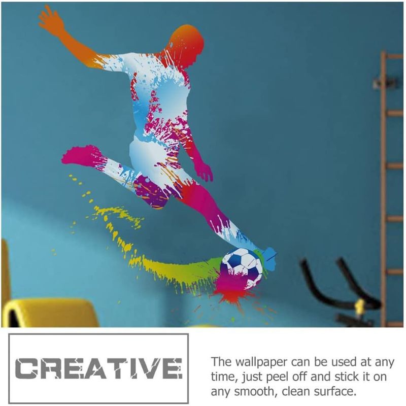 Casa si Gradina - Decoratiuni - Stickere decorative - Sticker decorativ cu Fotbal, 80 cm, 1128STK - Infinity.ro