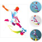 Casa si Gradina - Decoratiuni - Stickere decorative - Sticker decorativ cu Fotbal, 80 cm, 1128STK - Infinity.ro