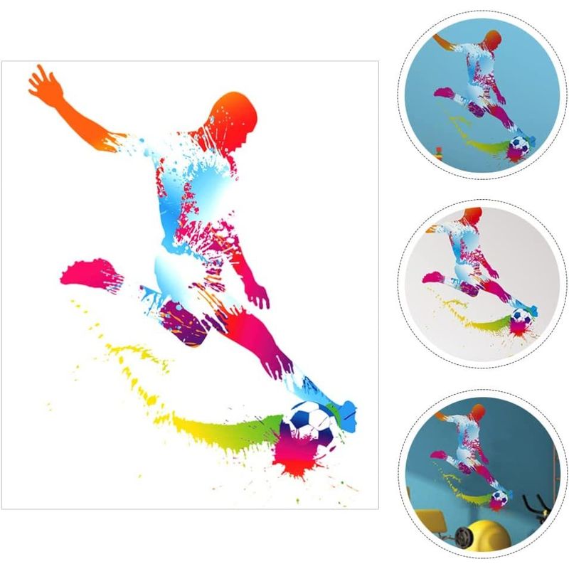 Casa si Gradina - Decoratiuni - Stickere decorative - Sticker decorativ cu Fotbal, 80 cm, 1128STK - Infinity.ro