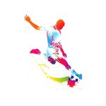 Casa si Gradina - Decoratiuni - Stickere decorative - Sticker decorativ cu Fotbal, 80 cm, 1128STK - Infinity.ro