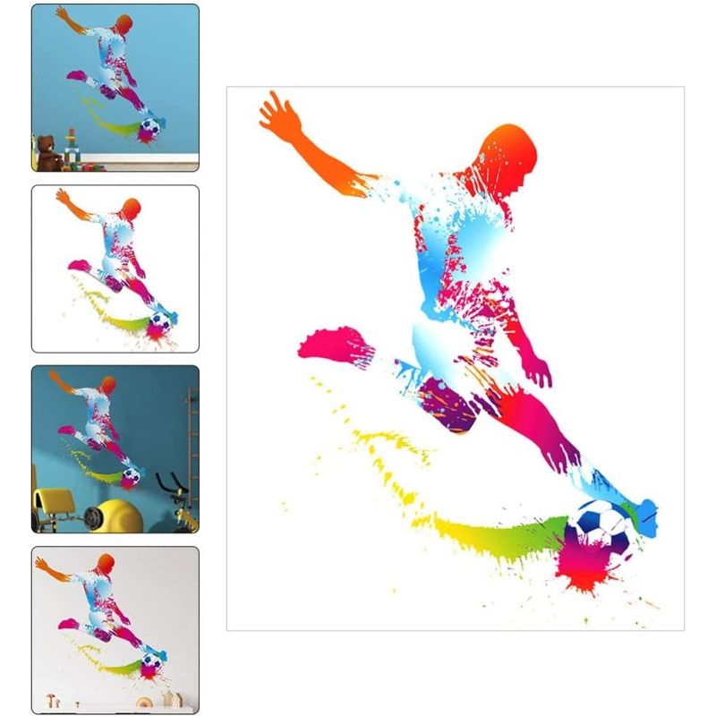 Casa si Gradina - Decoratiuni - Stickere decorative - Sticker decorativ cu Fotbal, 80 cm, 1128STK - Infinity.ro