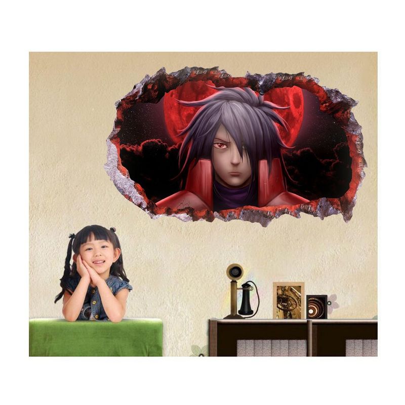 Casa si Gradina - Decoratiuni - Stickere decorative - Sticker decorativ, Gaura in perete 3D, Anime, 85 cm, 1015STK - Infinity.ro