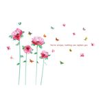 Casa si Gradina - Decoratiuni - Stickere decorative - Sticker decorativ, Flori roz, 202 cm, 805STK - Infinity.ro