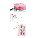 Casa si Gradina - Decoratiuni - Stickere decorative - Sticker decorativ, Flori roz, 202 cm, 805STK - Infinity.ro