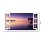 Casa si Gradina - Decoratiuni - Stickere decorative - Sticker decorativ, Fereastra 3D, Apus, 85 cm, 178STK - Infinity.ro