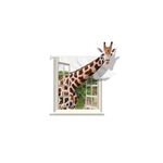 Casa si Gradina - Decoratiuni - Stickere decorative - Sticker decorativ, fereastra cu girafa 79 cm, 58STK - Infinity.ro