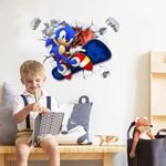 Casa si Gradina - Decoratiuni - Stickere decorative - Sticker decorativ cu Sonic, 70 cm, 1118STK - Infinity.ro