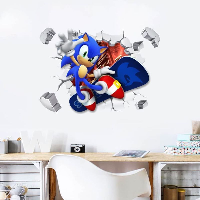 Casa si Gradina - Decoratiuni - Stickere decorative - Sticker decorativ cu Sonic, 70 cm, 1118STK - Infinity.ro