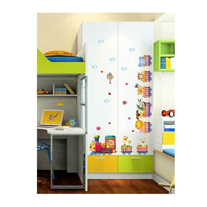 Casa si Gradina - Decoratiuni - Stickere decorative - Sticker decorativ, Trenulet cu animale, 158 cm, 716STK - Infinity.ro